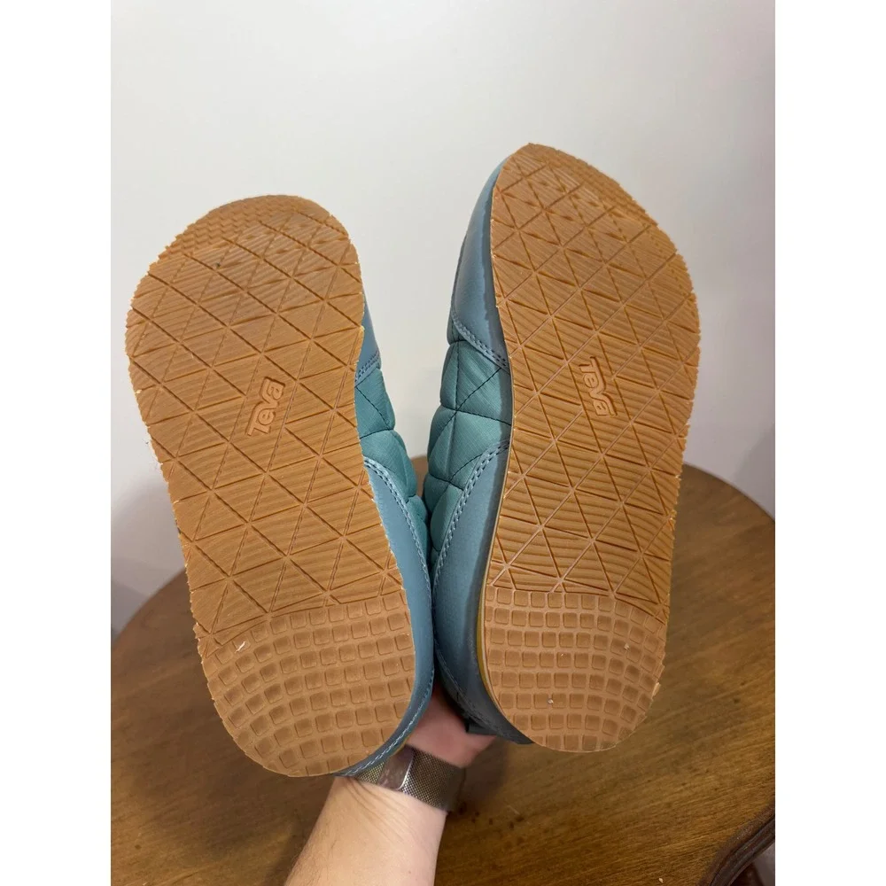Teva Men's Ember Moc Slip On‎ Quilted Boots Teal Ochre Size 9/42